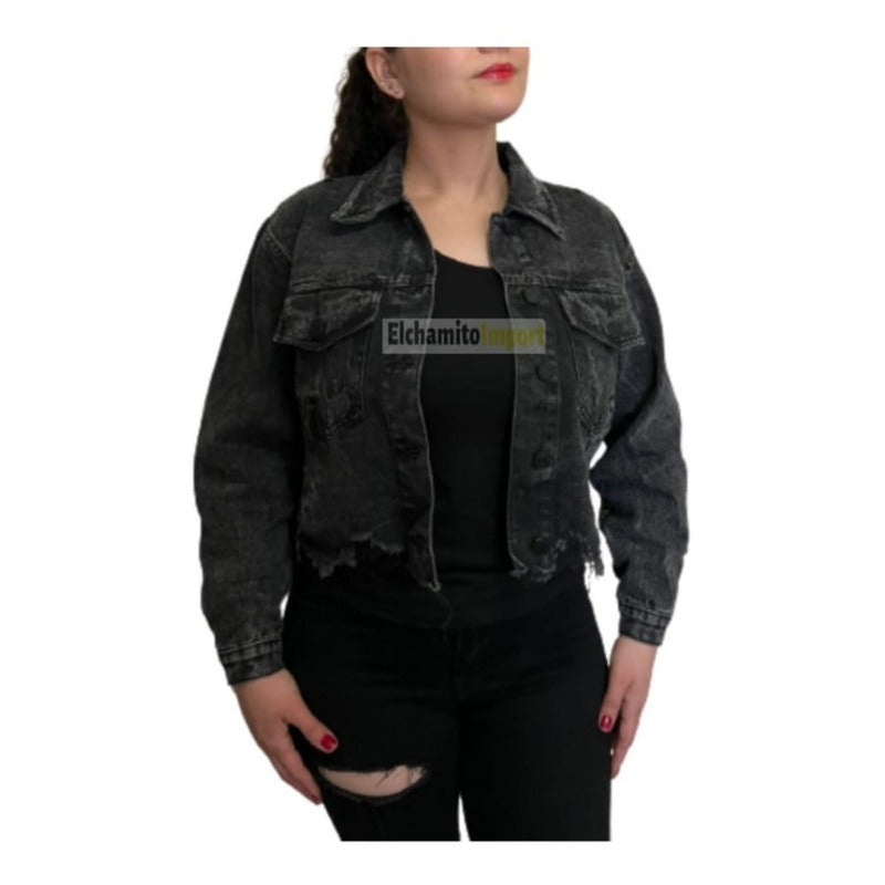 Chaqueta Mezclilla - Jeans - Moda Mujer