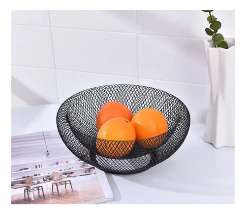 Cesta De Frutas Verduras Centro De Mesa Cocina 24cmx10cm