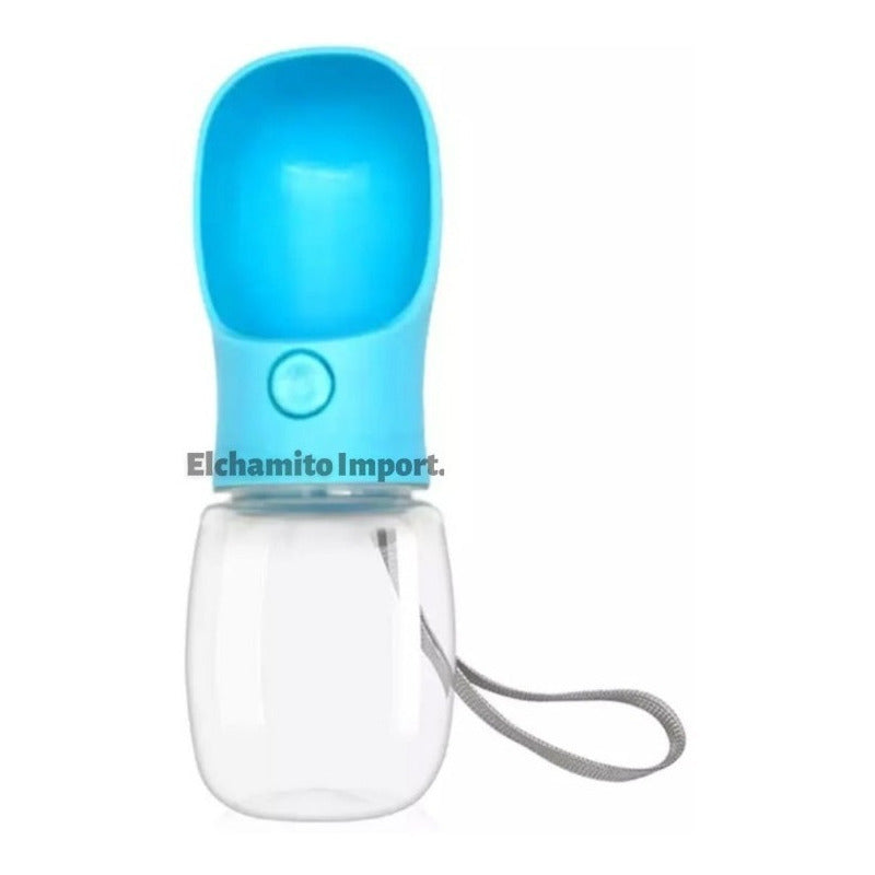 Bebedero Botella Agua Mascota Taza Hidratación Paseo 350ml