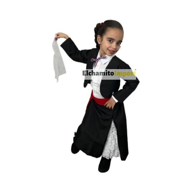 Traje Vestimenta Tipica Huasa / Fiestas Patrias Niña