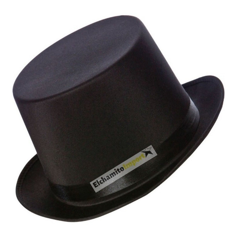 Sombrero De Mago + Varita + Guantes Para Adulto