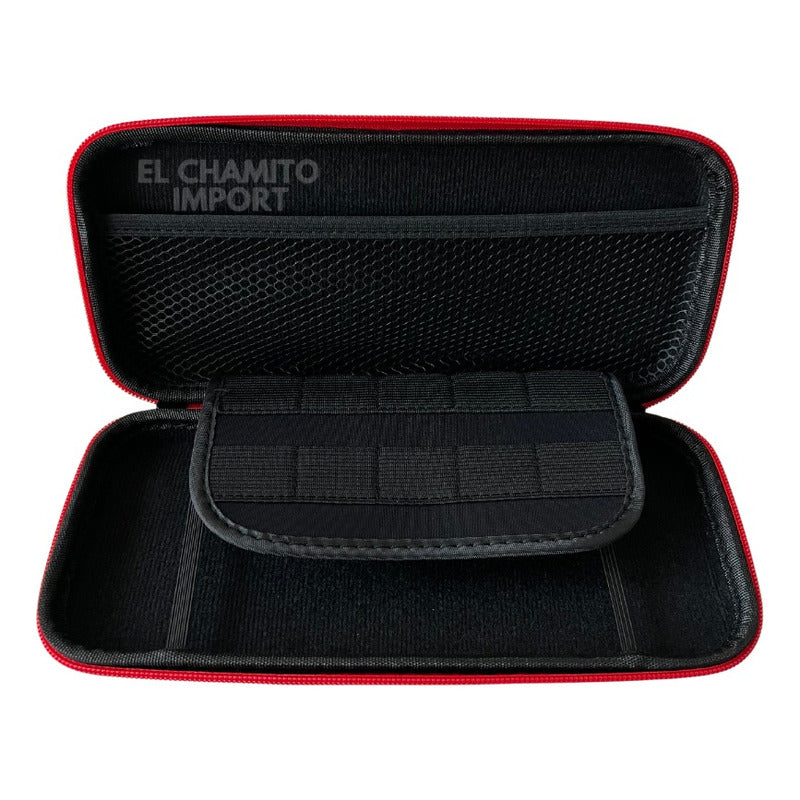 Estuche Protector Compacto Nintendo Switch + Mica De Vidrio
