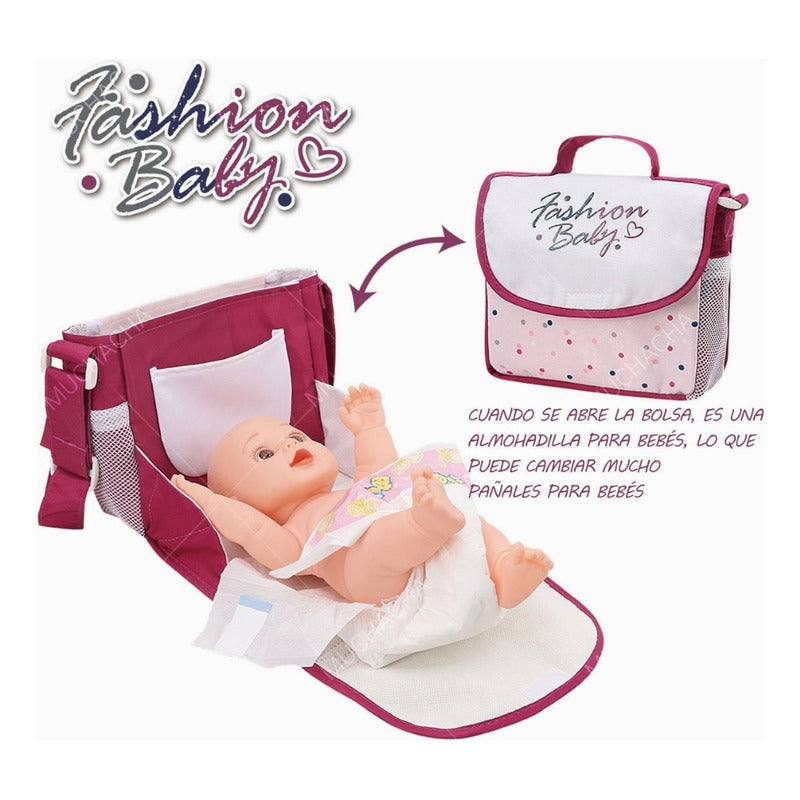 Muñeca Bebe De Juguete Pipi + Accesorios