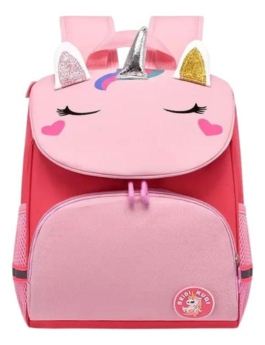 Mochila Infantil Escolar Unicornio/dinosaurio