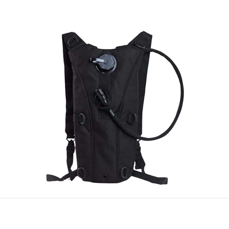 Mochila De Hidratacion Negro Liso