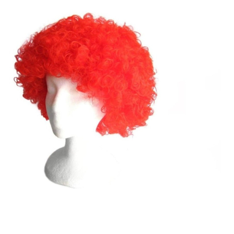 Peluca Afro Para Adultos Niños Niñas - Halloween Cosplay