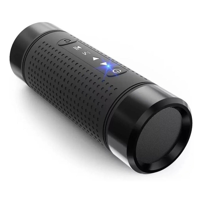 Parlante Inalámbrico Defensor Con Bluetooth Led Impermeable Para Exteriores Negro