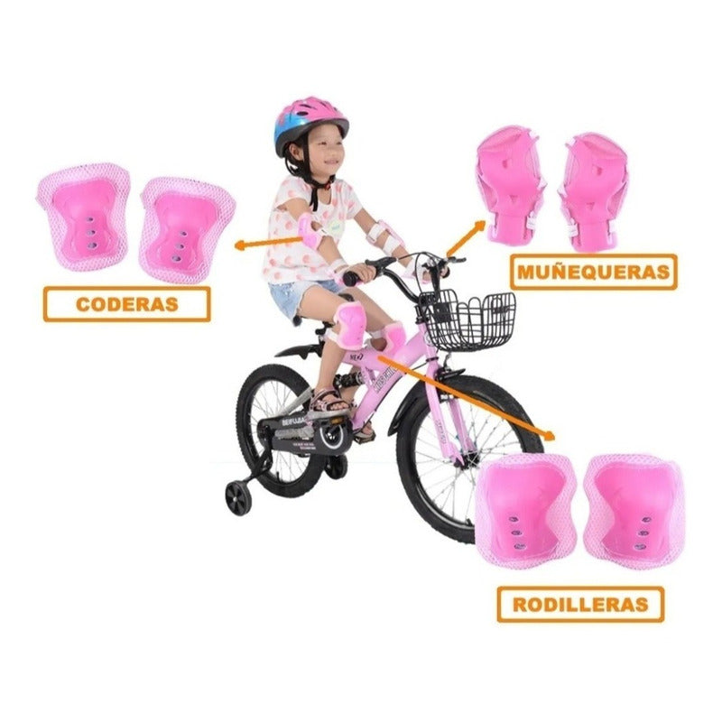 Set Protectores Coderas Rodilleras Kids