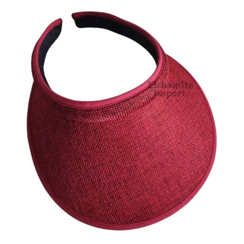 Sombrero De Sol Mujer Tipo Visera Playa Verano