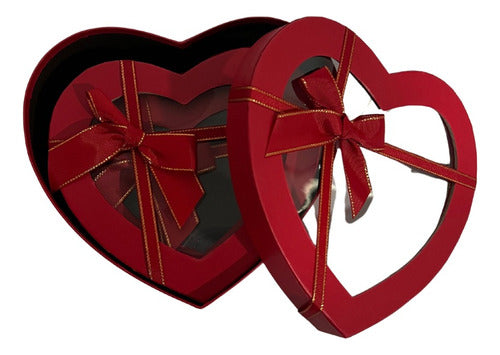 Set 3 Cajas De Regalo Forma De Corazón