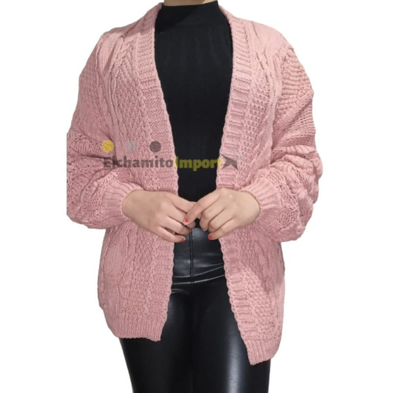 Chaleco Cardigans Manga Globo Lana Mujer