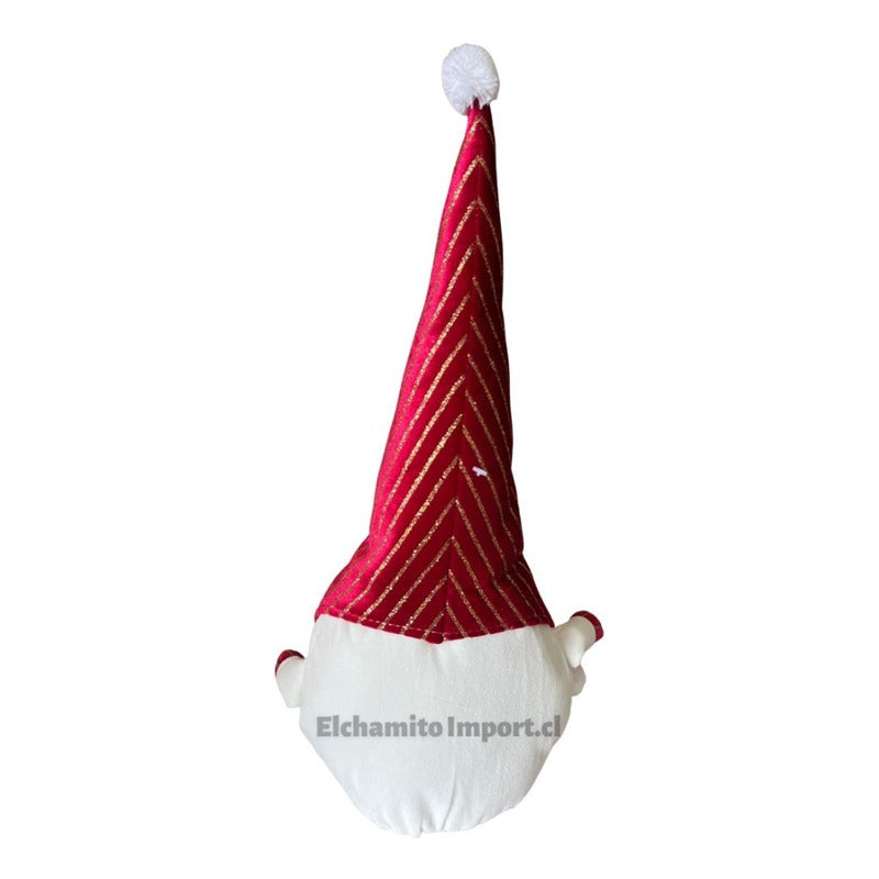 Mono Navideño Muñeco Gnomo 40cm Rojo