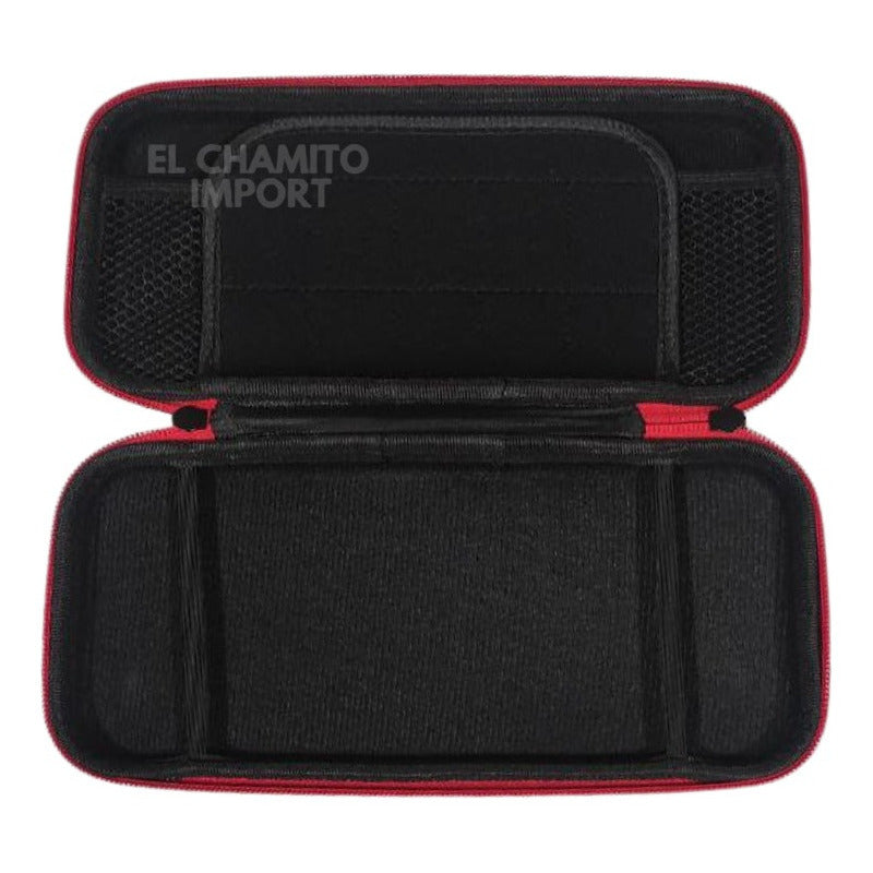Estuche Protector Compacto Nintendo Switch + Mica De Vidrio