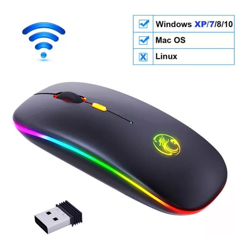 Mause Inalambrico Recargable Gamer