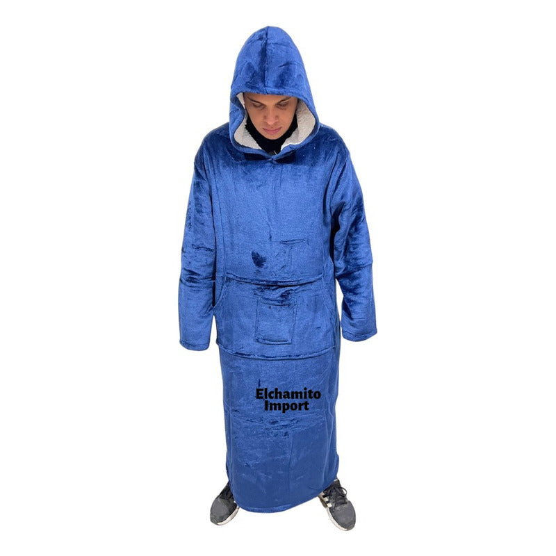 Super Extra Larga Maxi Poleron Felpa Capucha