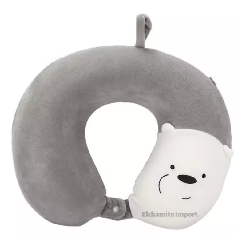 Cojin Almohada Viaje Cervical Memory Foam Escandalosos Panda