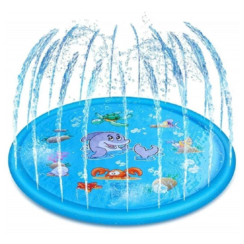 Piscina Alfombra Rociador 170x170cm Juego Infantil