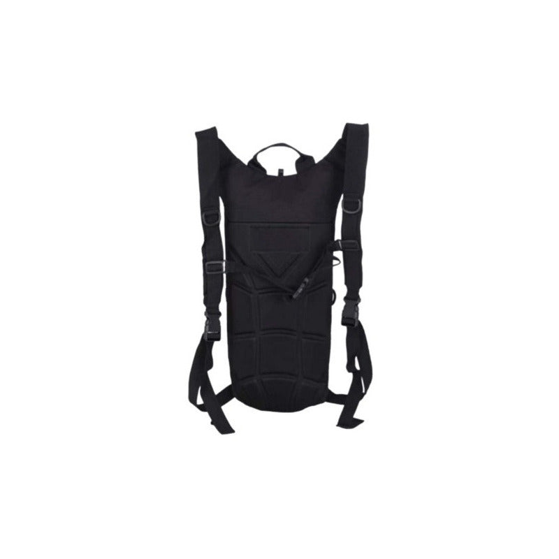Mochila De Hidratacion Negro Liso