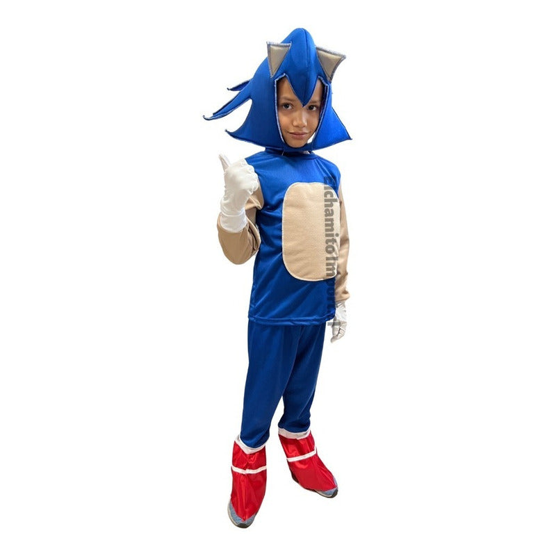 Disfraz Traje Sonic Classic Movie Niños