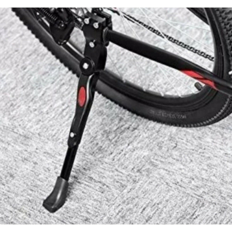 Soporte Bicicleta Apoyo Aluminio Negro