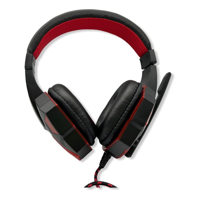Audífonos Gamer Soyto Sy830 Para Ps4/pc/xbox/smartphone Rgb Rojo