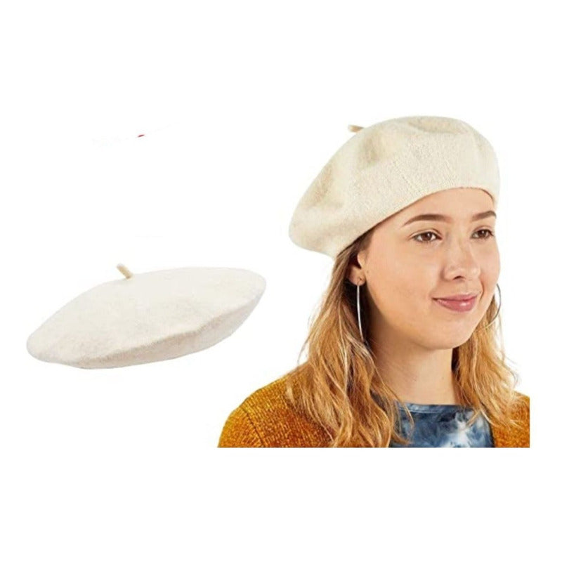 Boina Tipo Parisina Boina Femenina Estilo Francesa