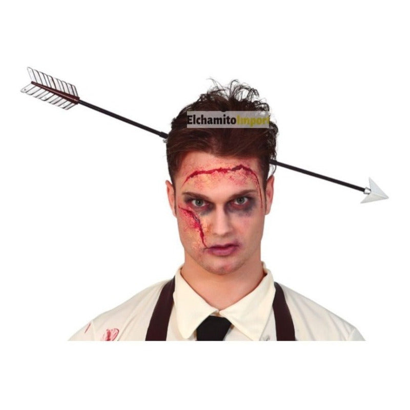 Cintillo Efecto Atravesando Cabeza Halloween