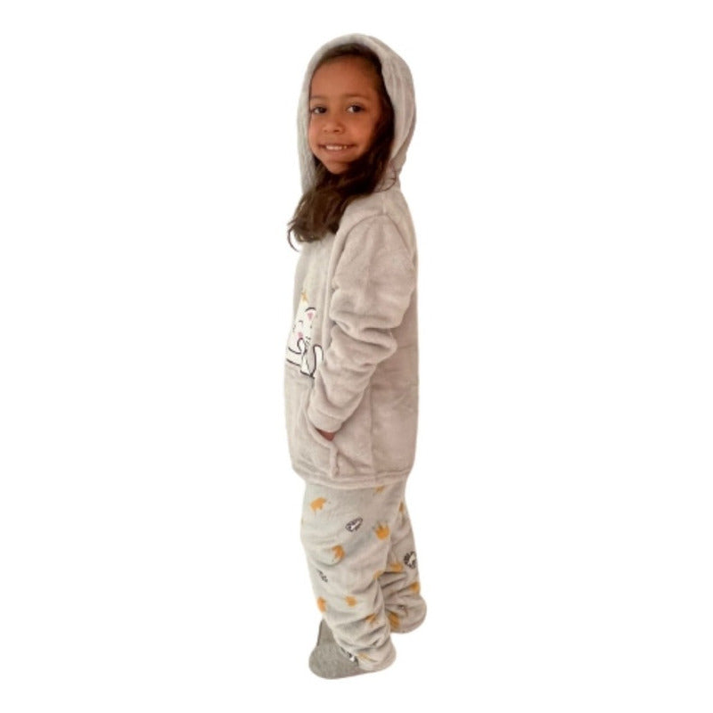 Pijama Niñas Invierno Polar Suave Calientitas Juvenil