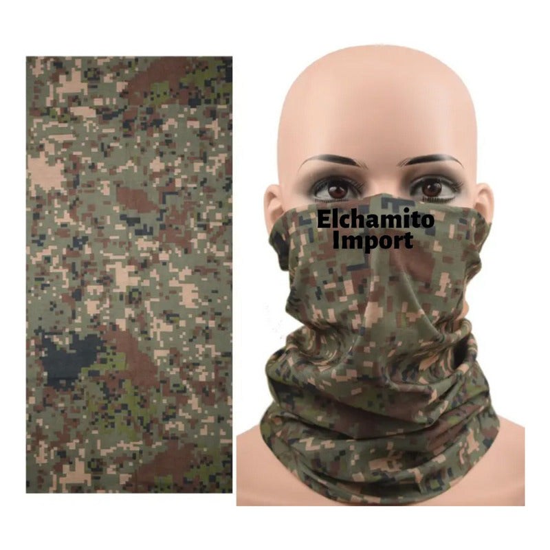 Bandana Cuello Elástico Sin Costura Para Deportes Aire Libre