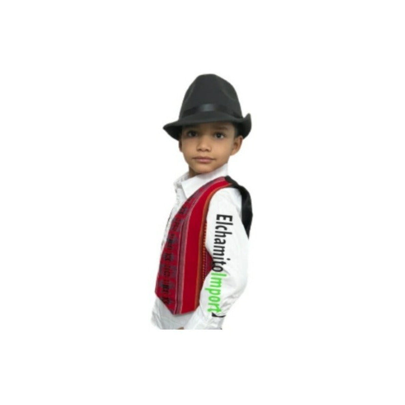 Chaleco Bolero Nortino Niño Fiestas Patrias