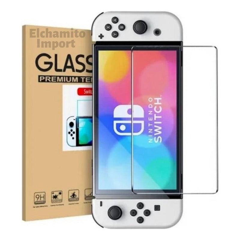 Estuche Protector Compacto Nintendo Switch + Mica De Vidrio