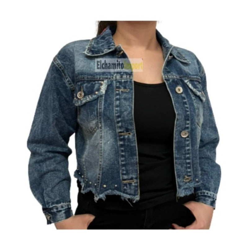 Chaqueta Mezclilla - Jeans - Moda Mujer