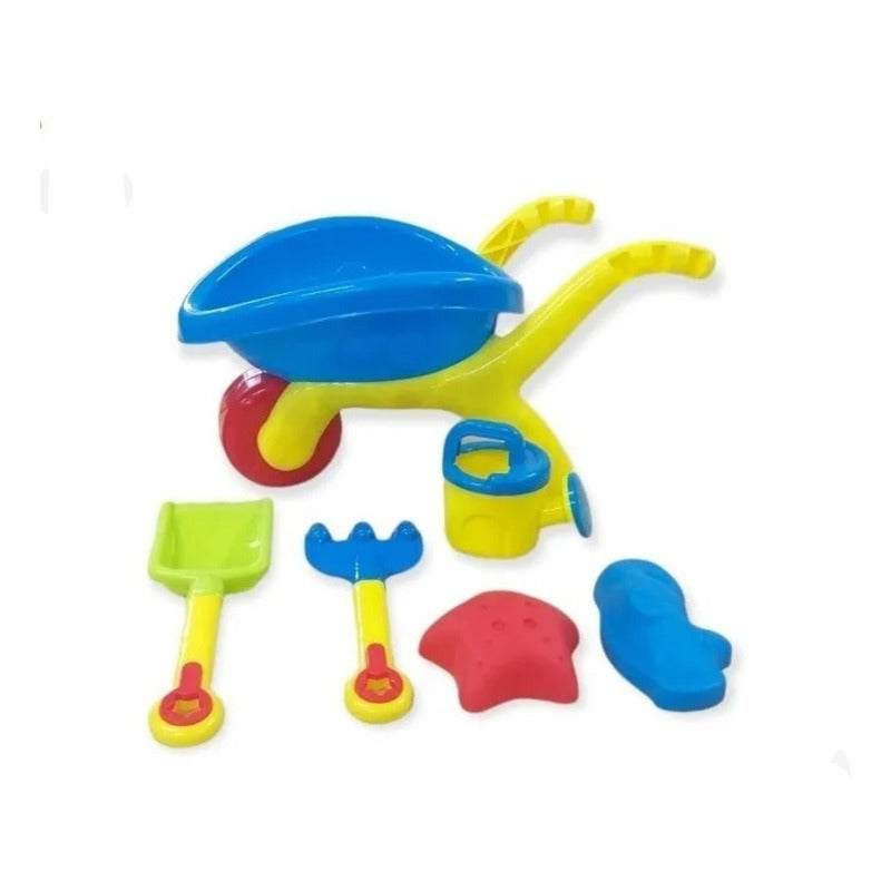 Set Juguete Playa Agua Arena Niños Amarillo