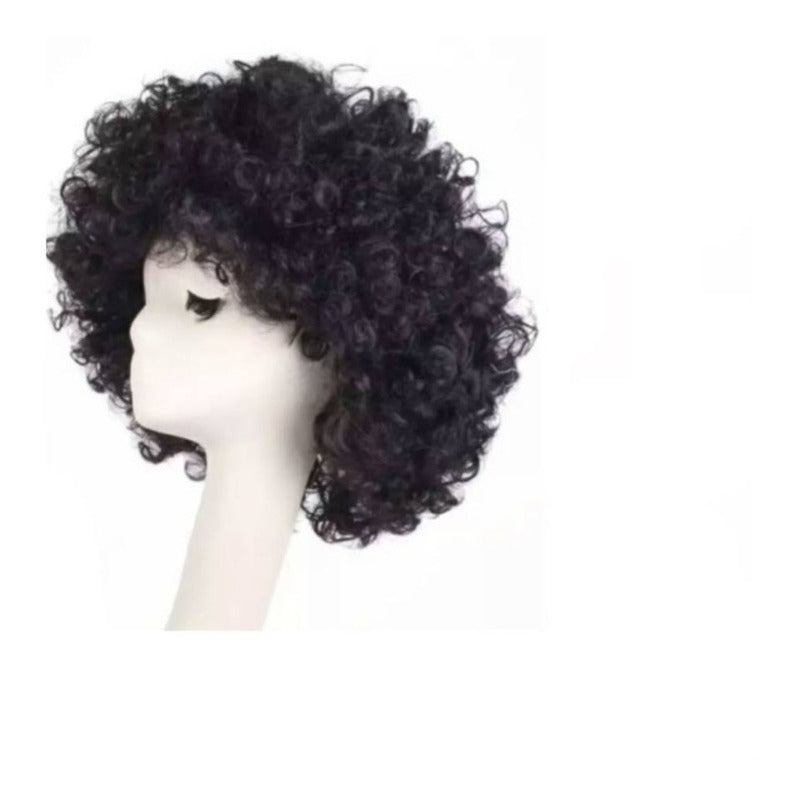 Peluca Afro Para Adultos Niños Niñas - Halloween Cosplay