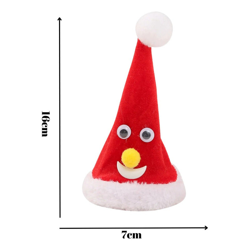 Mini Arbol/gorro Musical Bailarin Adorno Navidad Fiestas