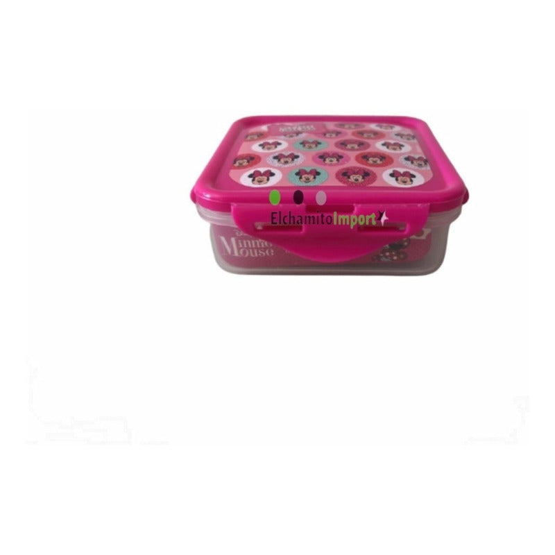 Recipiente Hermetico Escolar Disney Niños Niñas 500ml Azul-mickey