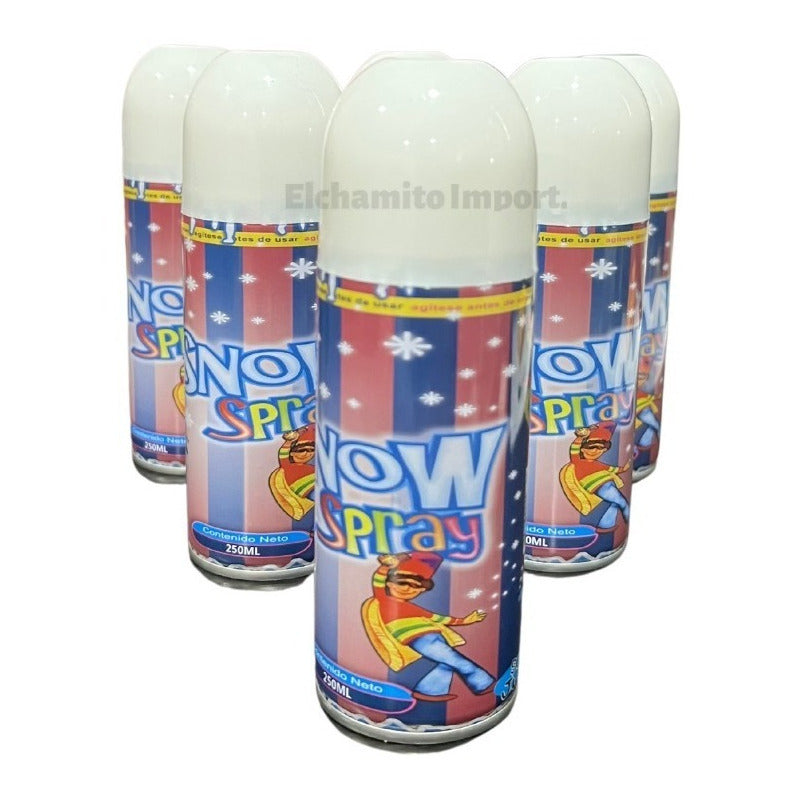 Nieve Artificial Juego Deconavidad 250ml Espuma Nieve