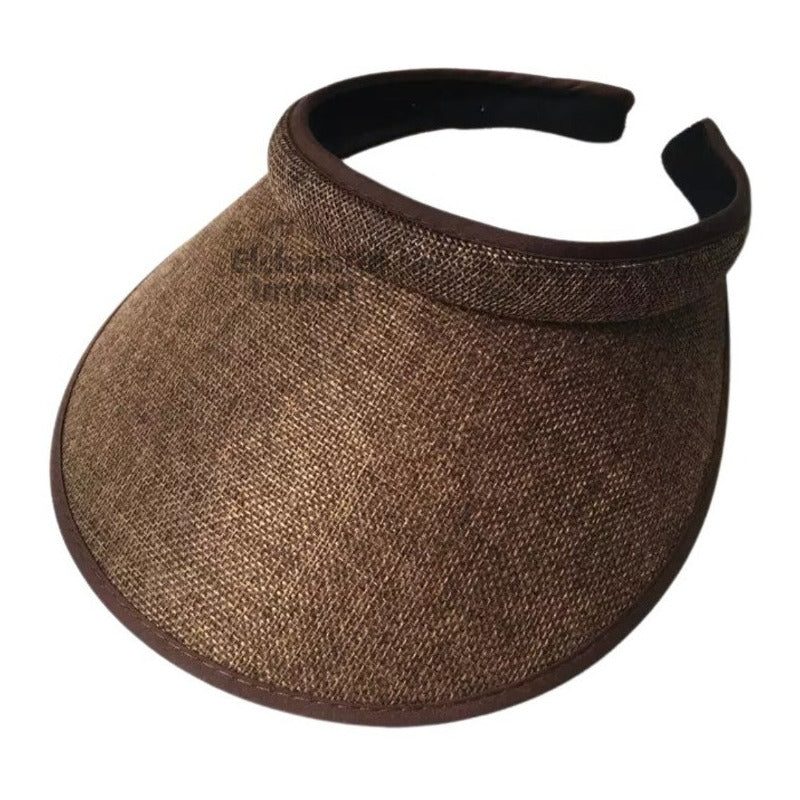 Sombrero De Sol Mujer Tipo Visera Playa Verano
