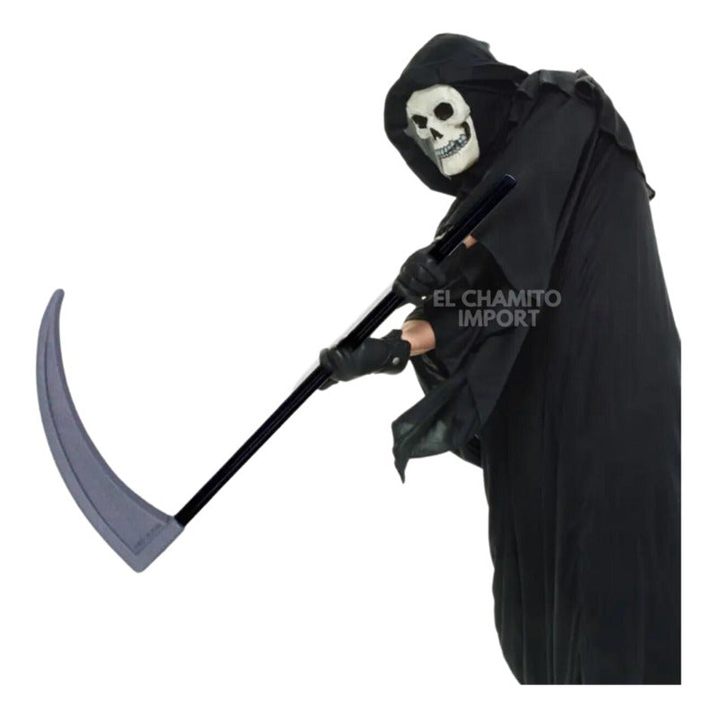 Hoz De Halloween Para Decoración O Disfraz Cosplay Negro-gris Guadaña