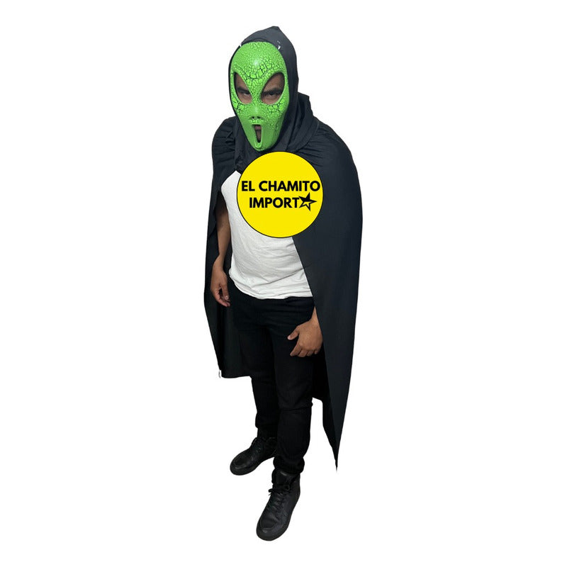 Traje Capa + Mascara Scream Movie Grito Terror Halloween