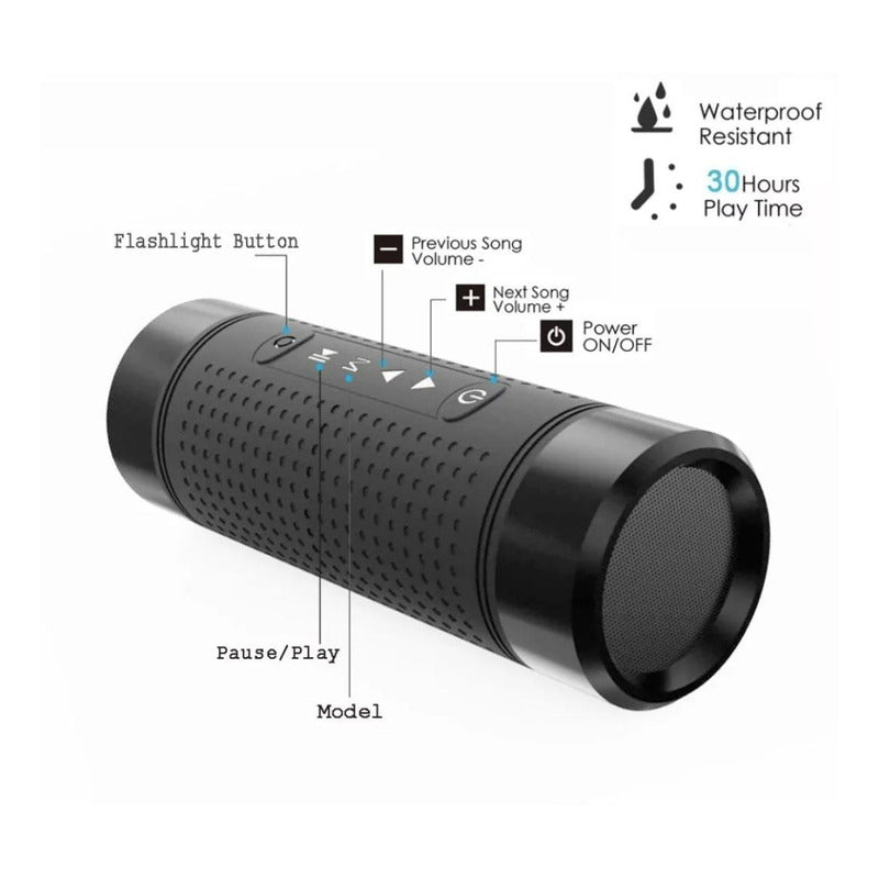 Parlante Bluetooth Inalámbrico Linterna