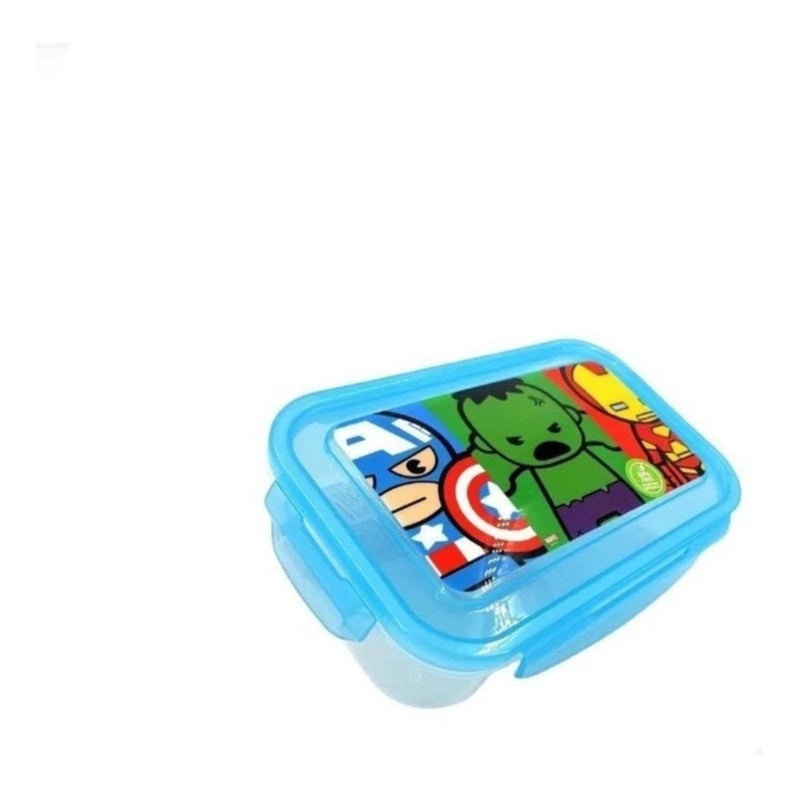 Set Marvel Botella Metalica + Hermético Portasándwich