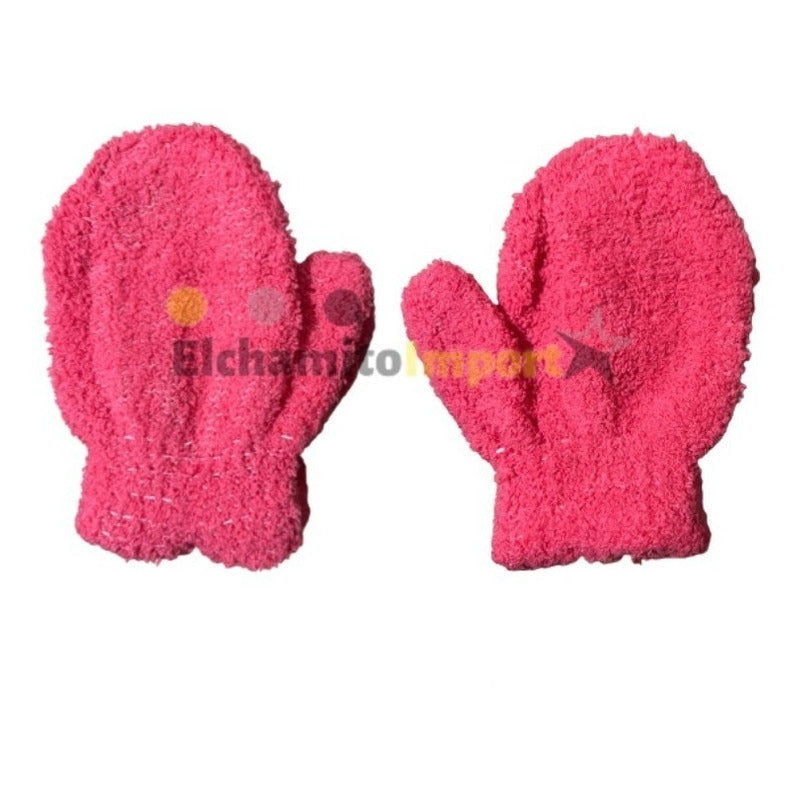 Guantes Manoplas Lana Niños Otoño-invierno