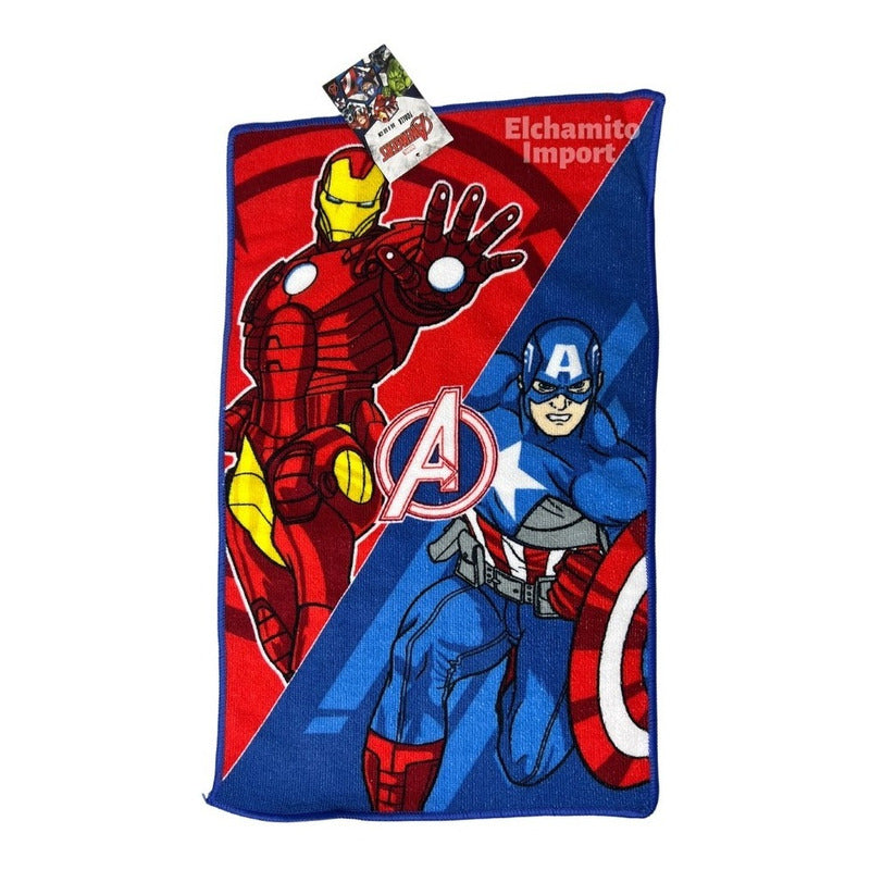 Toalla De Mano Disney/marvel Escolar 30x50 Cm 1u