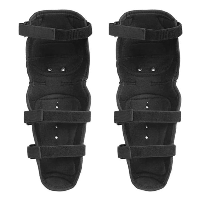 Kit Rodillera Y Codera De Acero Inxodable Para Motocicleta