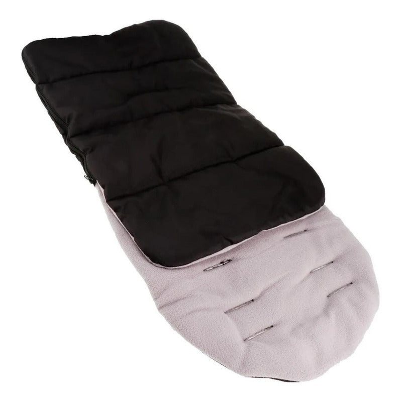Saco Dormir Coches Bebes - Forro Polar Cálido Negro Derecho