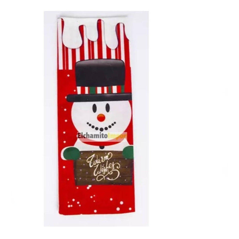 Funda Decorativa Navideña Para Botellas Vino