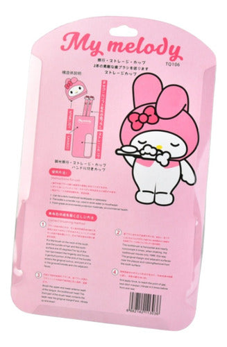 Porta Cepillo Viajero Portatil + 2 Cepillos Kuromi/my Melody