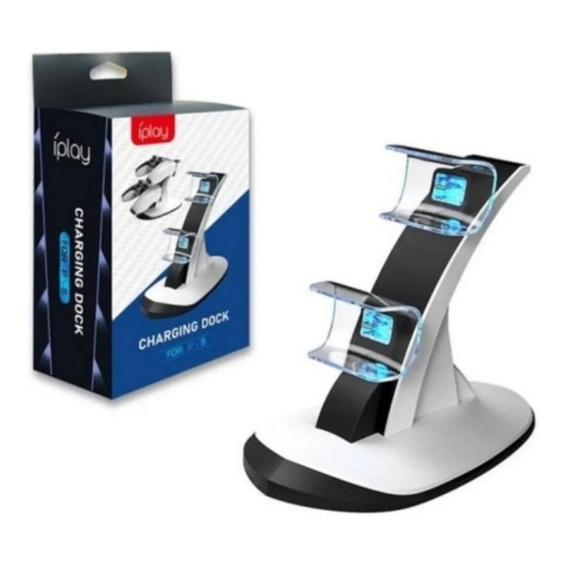 Base Cargador Ps5 Dualsense Slot 2 Controles