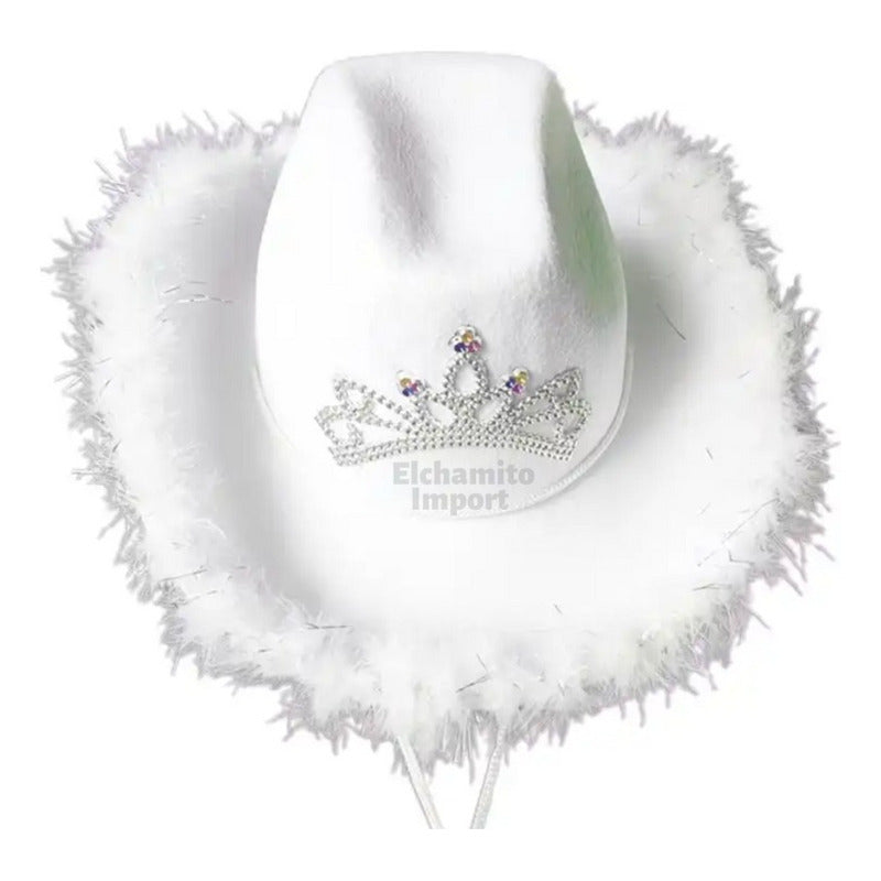 Sombrero Vaquero Con Corona Cosplay Mujer